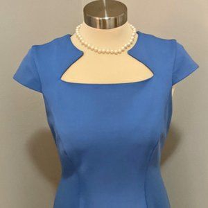 Ponte Knit Cap-Sleeve Sheath Dress by Brooks Brothers